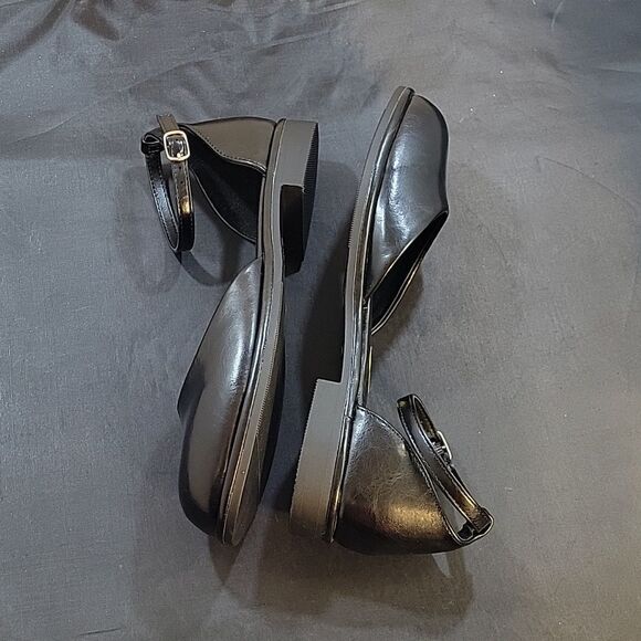 BRAND NEW STEVE MADDEN JKLAIR D'ORSAY ADJUSTABLE BUCKLE ANKLE STRAP FLAT SHOE - Picture 12 of 16